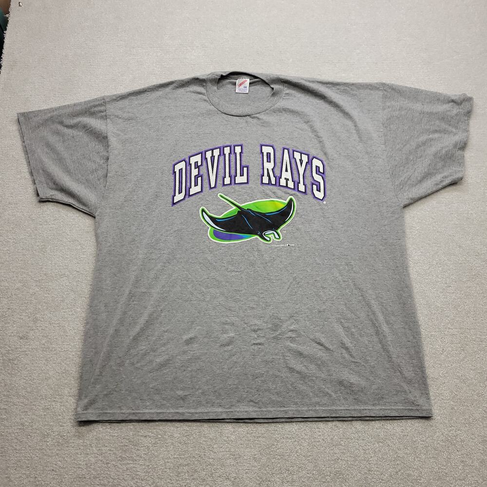 Vintage Tampa Bay Devil Rays T Shirt 3XL Made USA MLB Graphic Tee